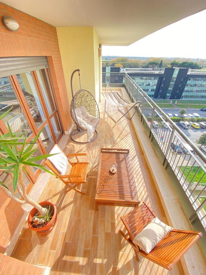 Golden Hour Apartment - Panoramic Terrace 菲乌米奇诺 外观 照片